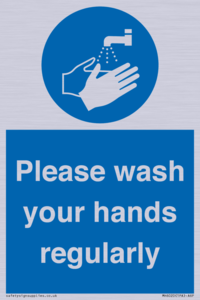 Please wash your hands regularly